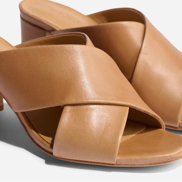 Introducing Nisolo's Carina Cross Strap Mule in Almond 9.5 Women’s - Picture 6 of 10